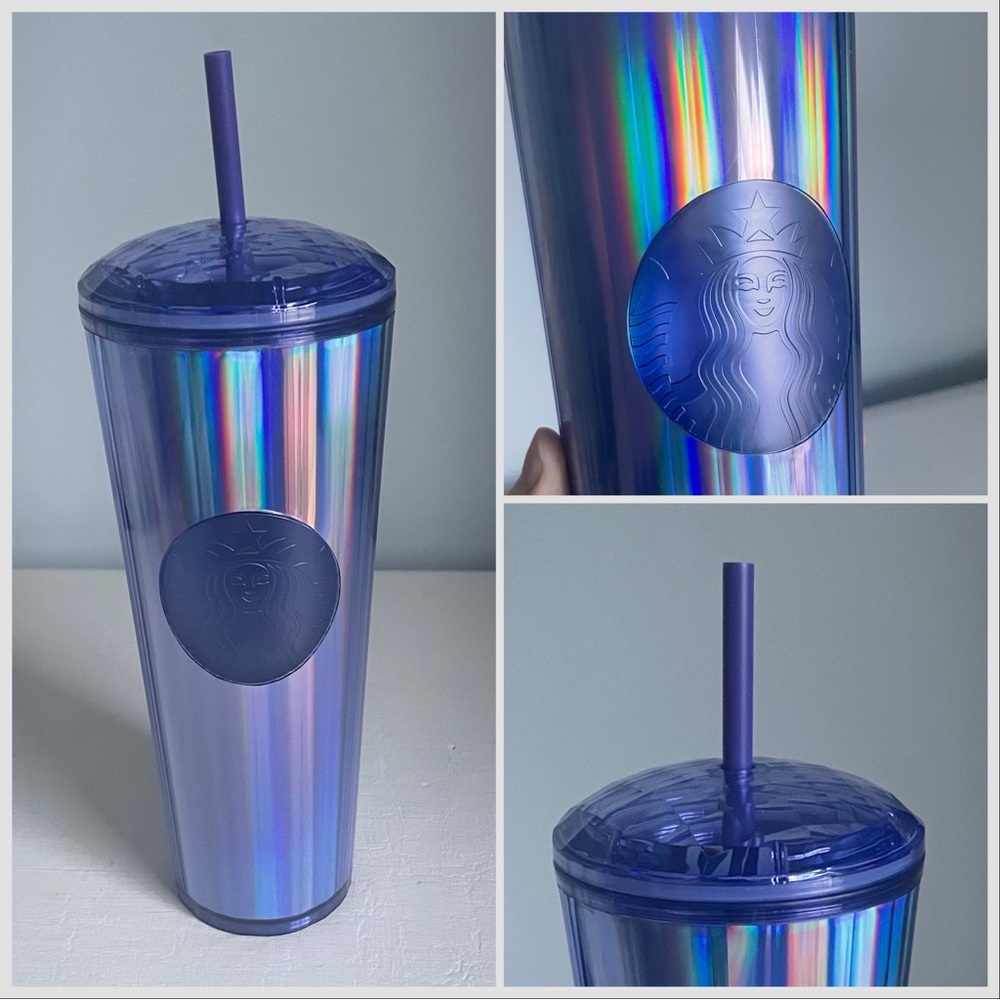 NWT Starbucks 2022 Fall Periwinkle-dome
top Tumbler-Venti 24oz Holographic